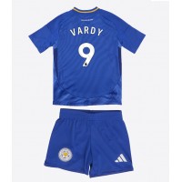 Leicester City Jamie Vardy #9 Hjemmedraktsett Barn 2024-25 Kortermet (+ Korte bukser)